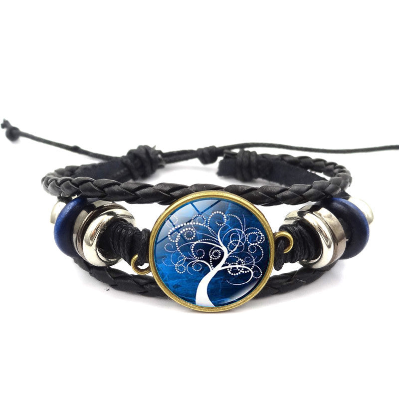 Bracelet (Style Tree of Life) Multilayer Braided Bracelets / Jewelry