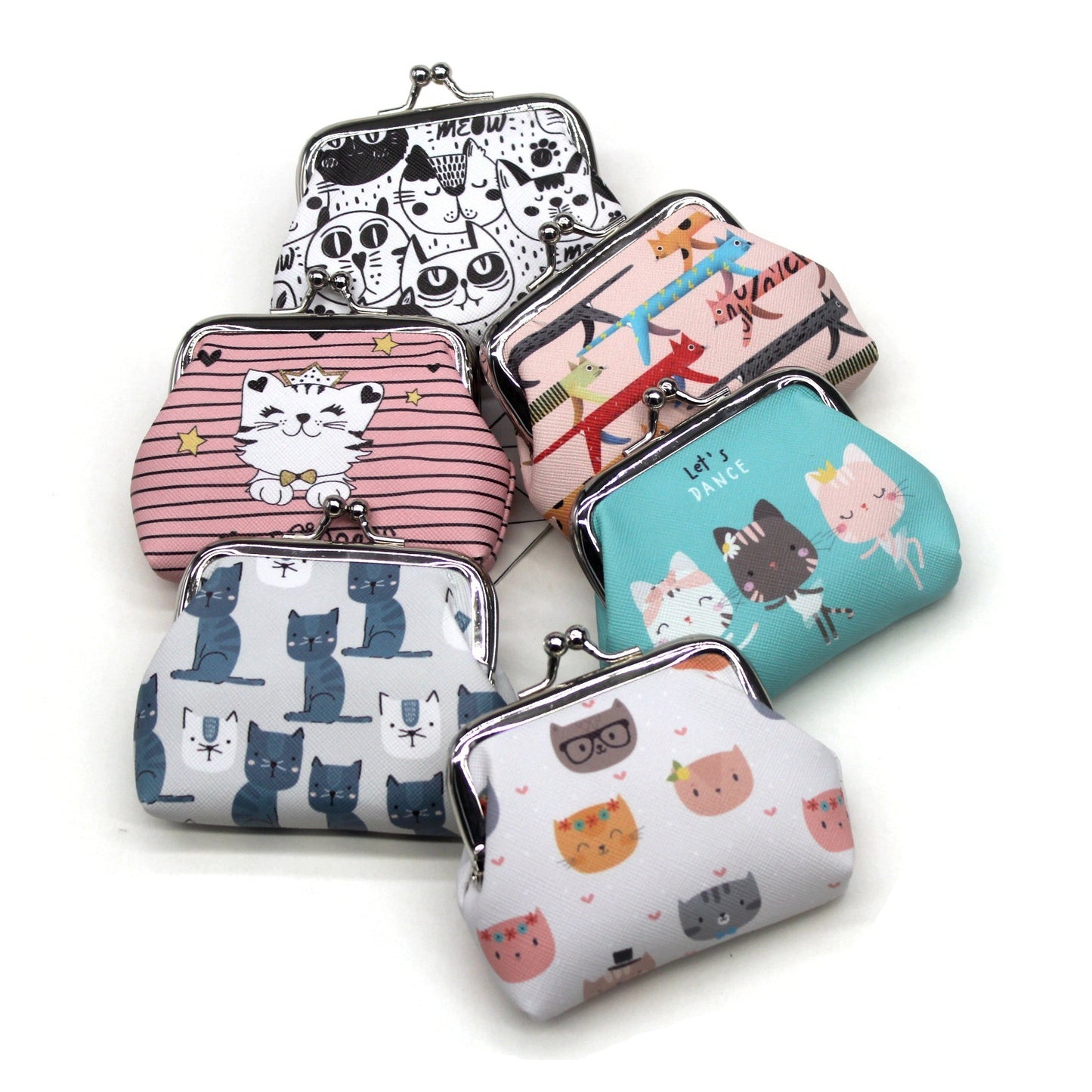 Cat print purse / Clutches