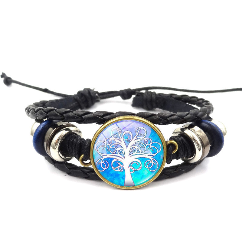 Bracelet (Style Tree of Life) Multilayer Braided Bracelets / Jewelry