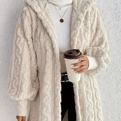 Hooded Double-sided Long Coat