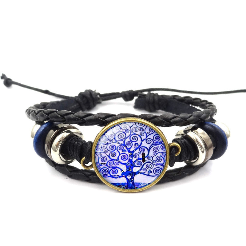 Bracelet (Style Tree of Life) Multilayer Braided Bracelets / Jewelry