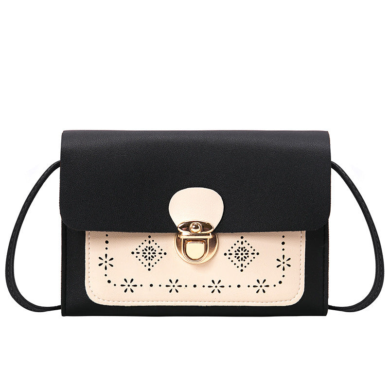 Double color matching shoulder bag / Clutches