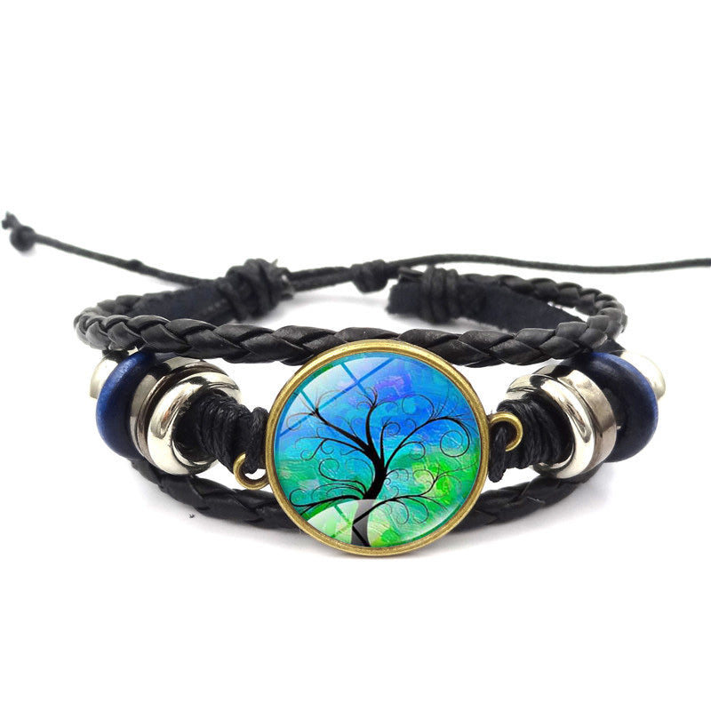 Bracelet (Style Tree of Life) Multilayer Braided Bracelets / Jewelry