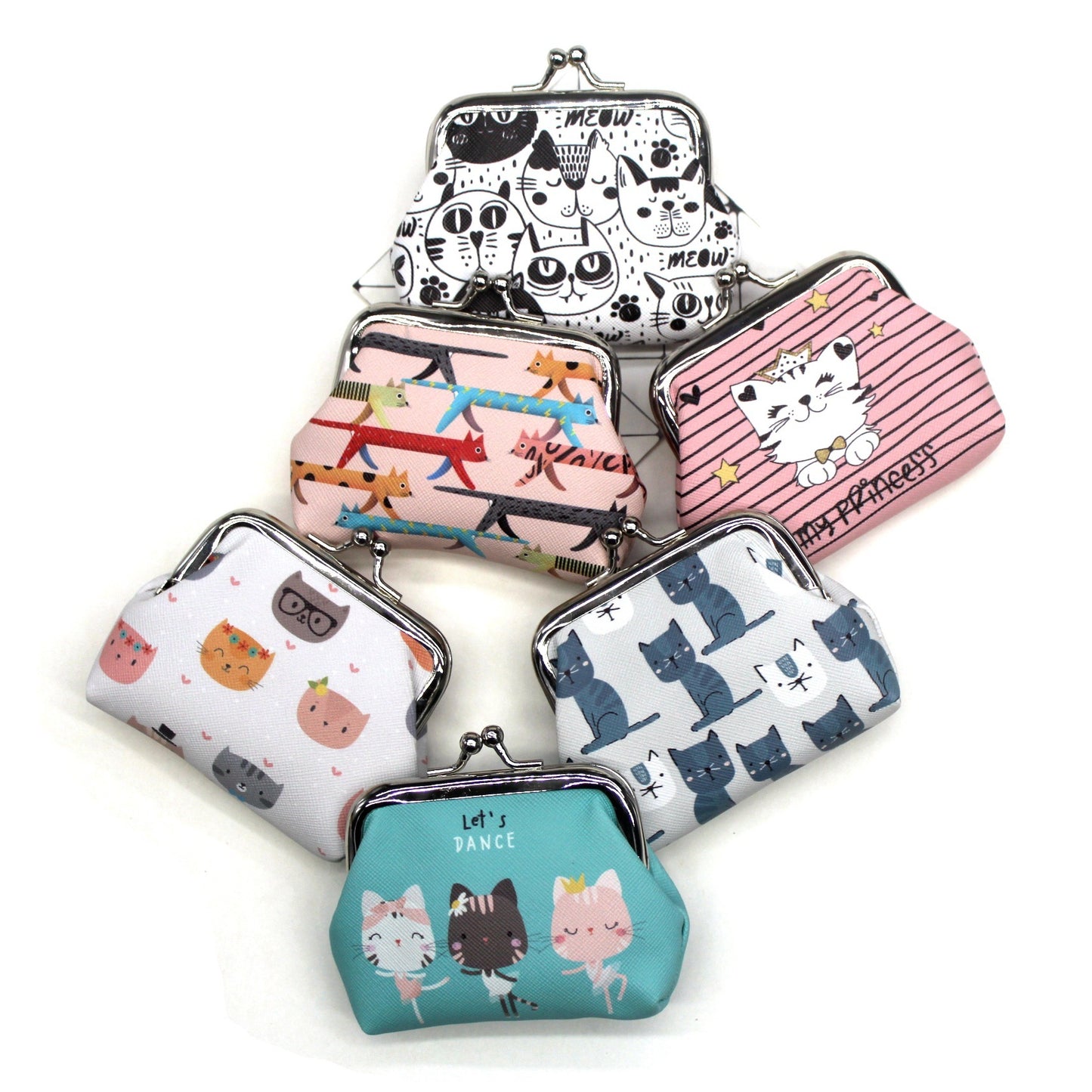 Cat print purse / Clutches