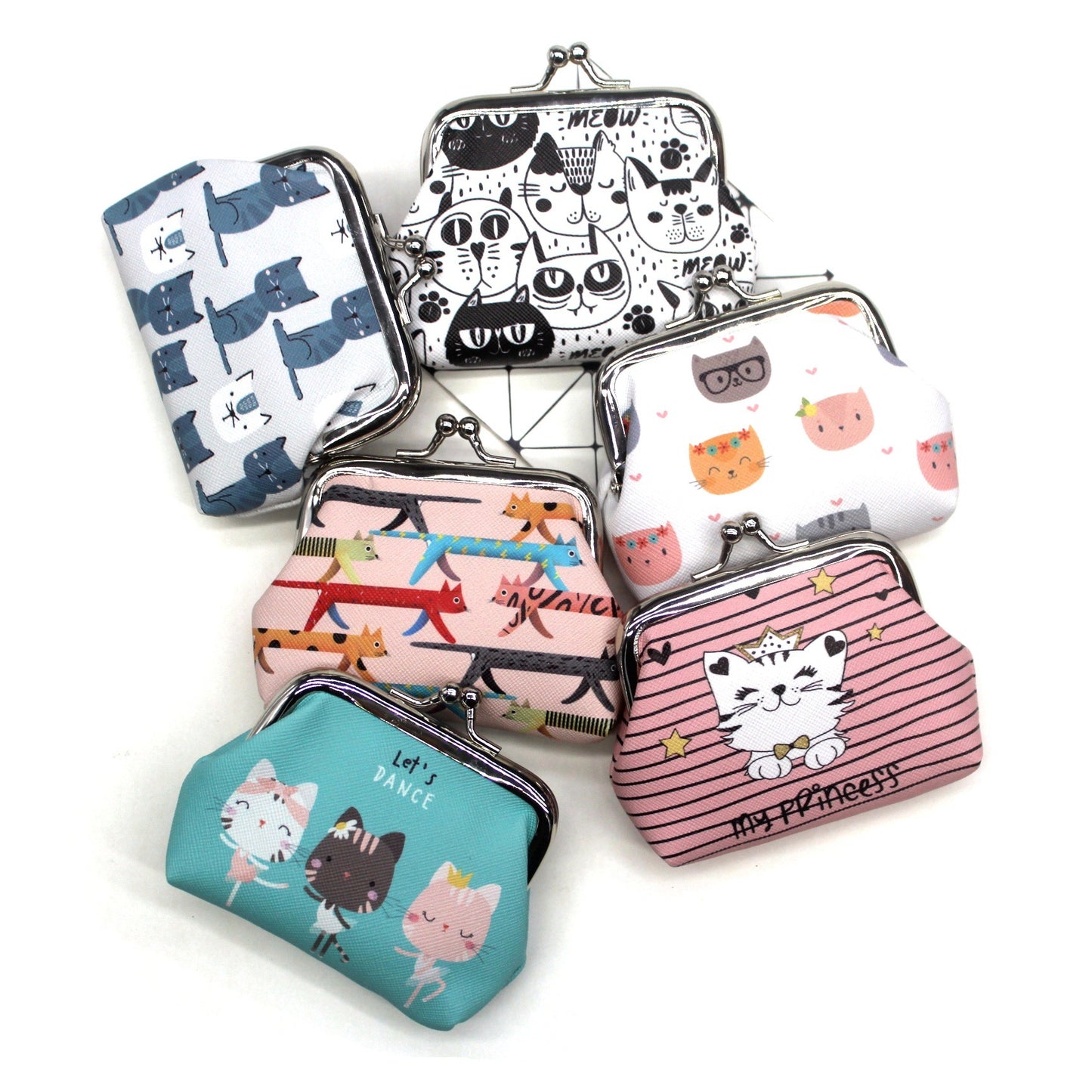 Cat print purse / Clutches