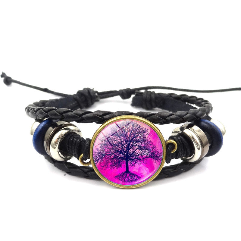 Bracelet (Style Tree of Life) Multilayer Braided Bracelets / Jewelry