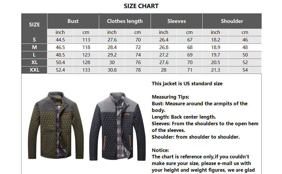 Color Matching Casual Jacket Coat