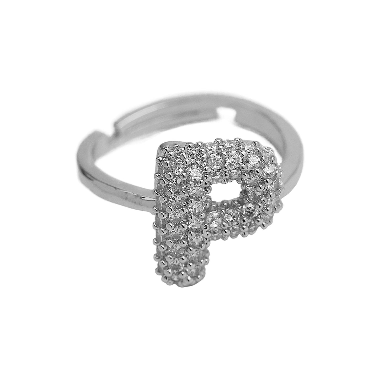 Balloon Bubble 26 English Letters Open Ring / Jewelry/ 15% off on buying more than 3 rings