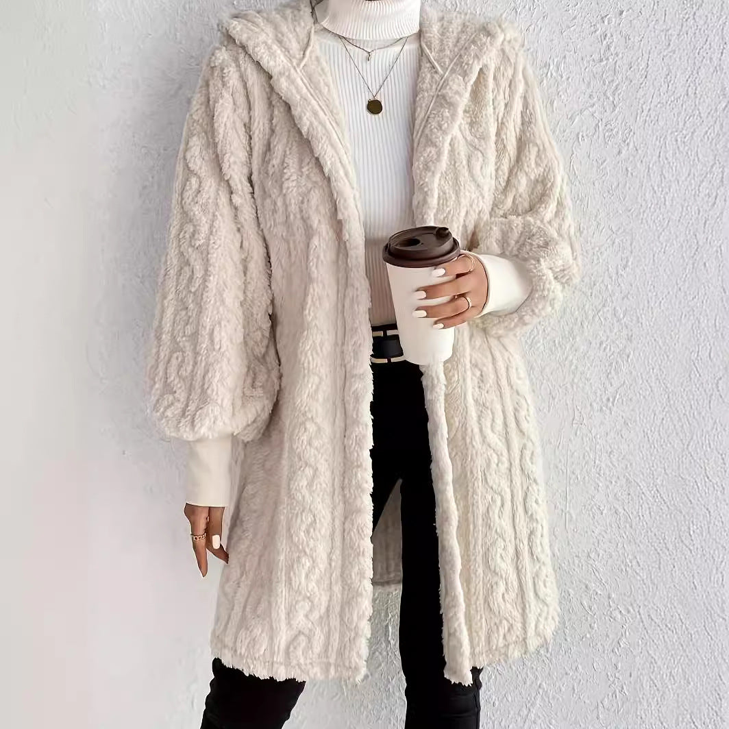 Hooded Double-sided Long Coat