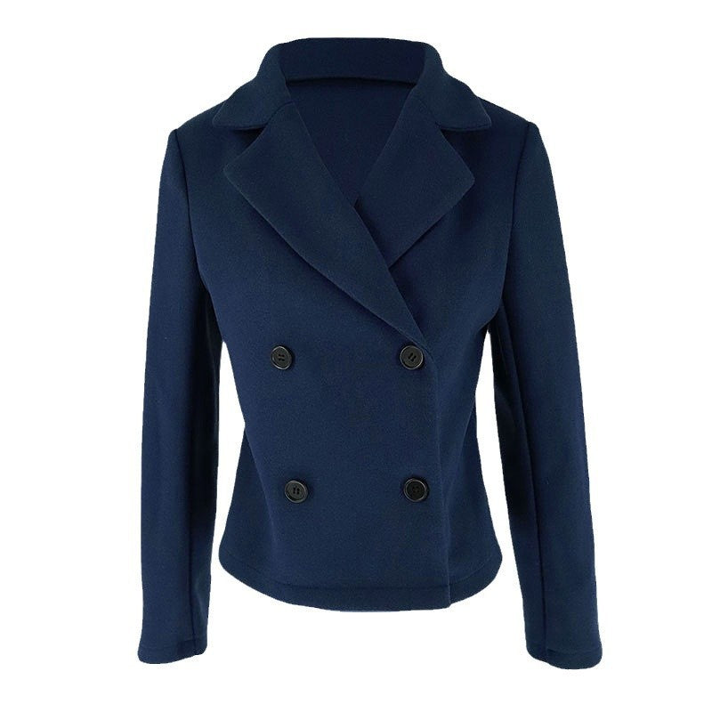 Women's Tailored Collar Woolen Coat